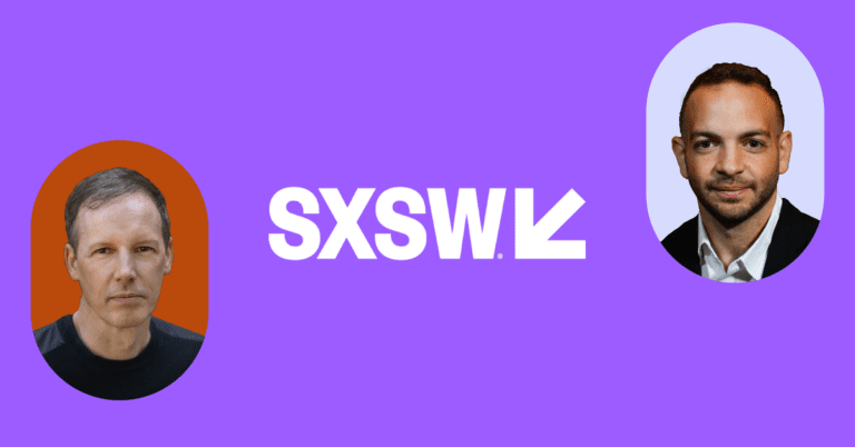 SXSW white logo