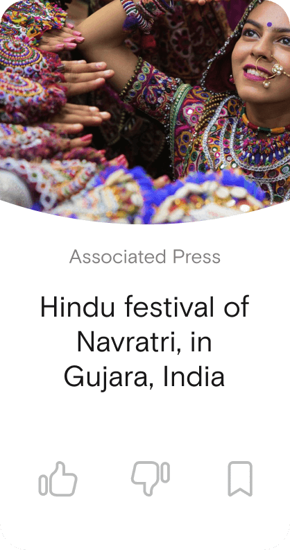 Hindu festival of Navratri, in Gujara, India