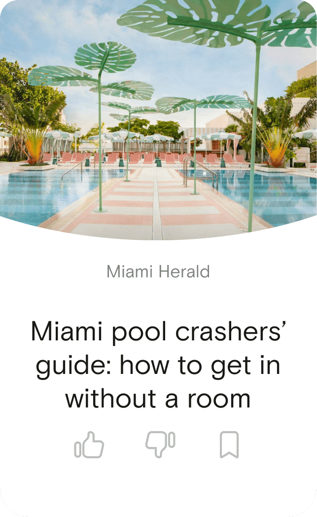 Miami pool crashers' guide: how to get in without a room