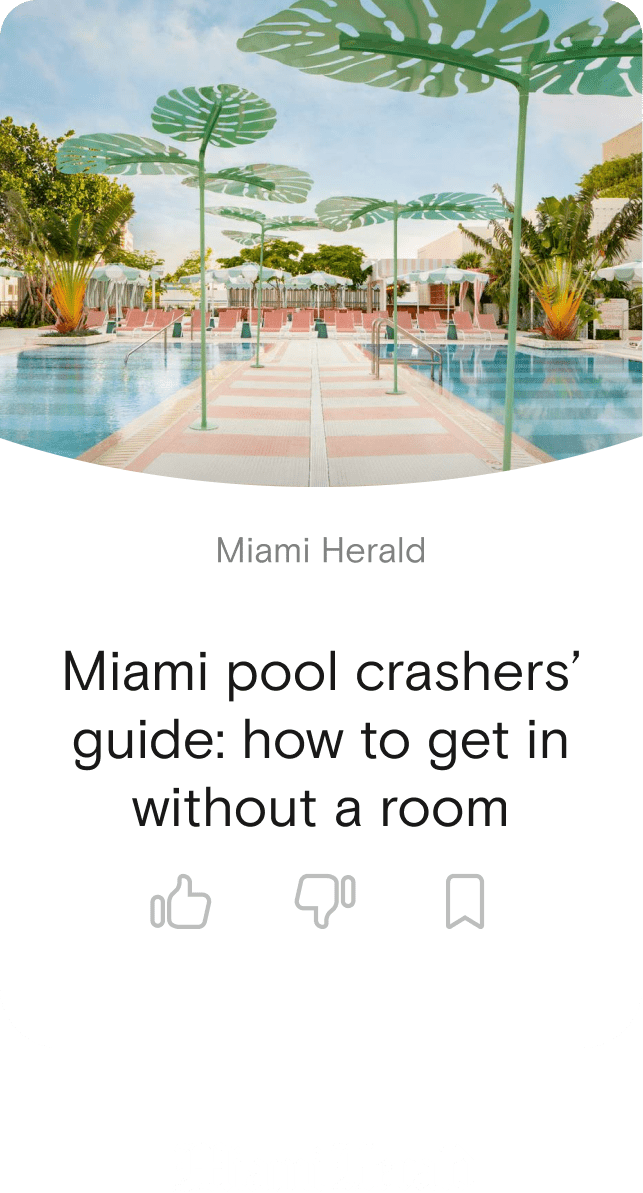 Miami pool crashers' guide: how to get in without a room