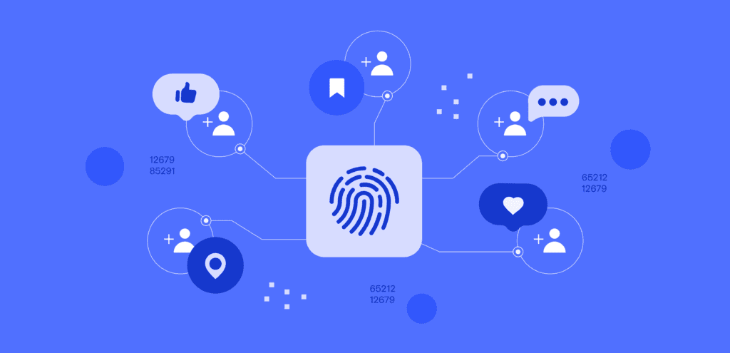 Collected Personal Data with finger print