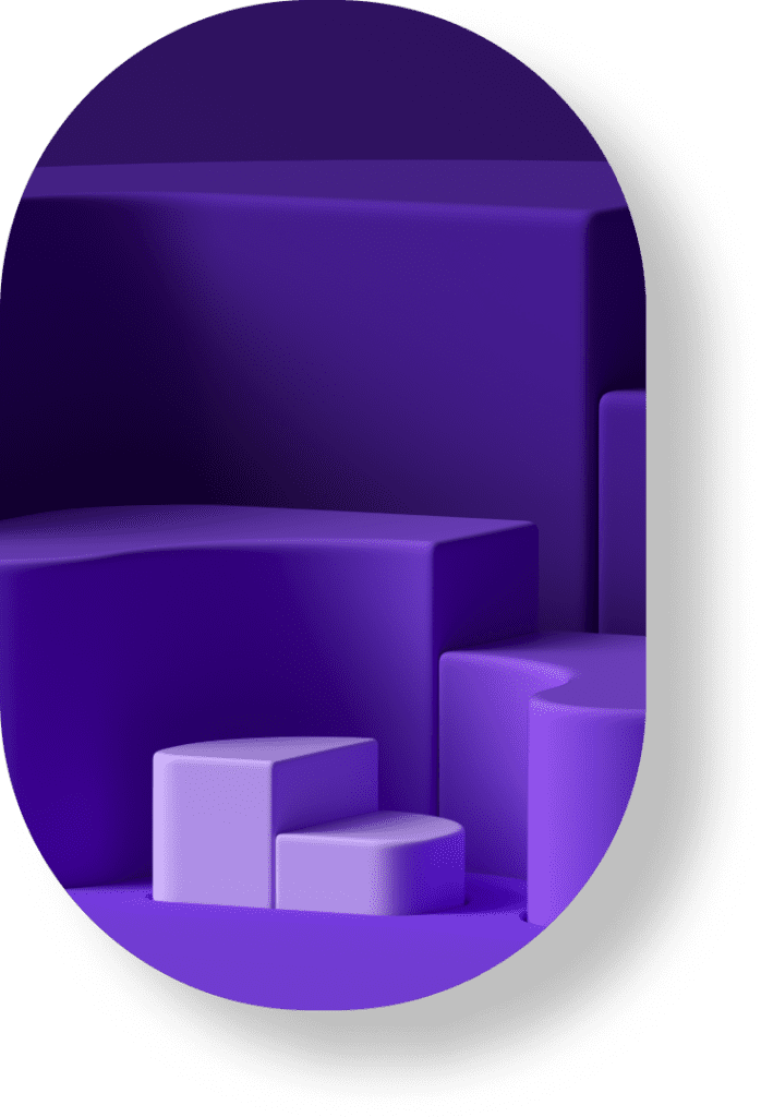 purple 3d purple animation