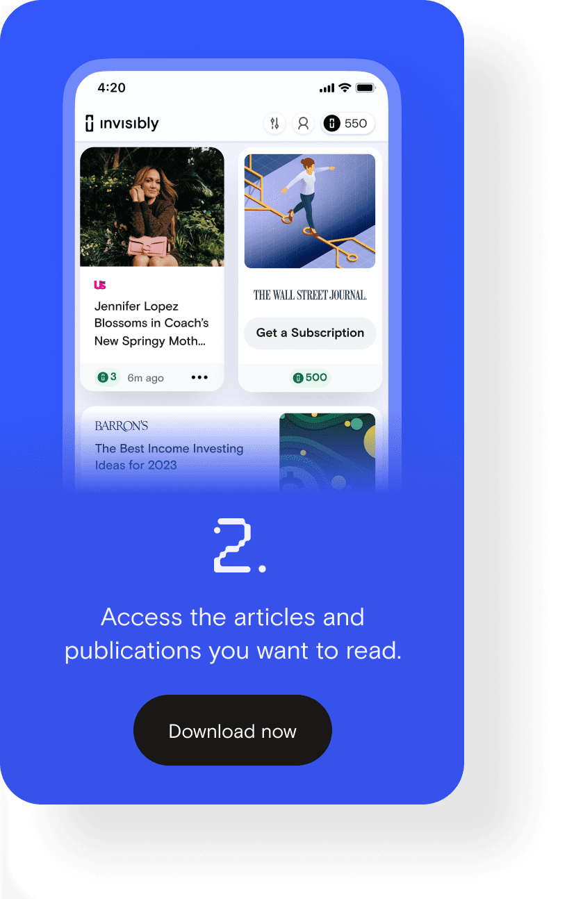 2. Access the articles and publications you want to read.