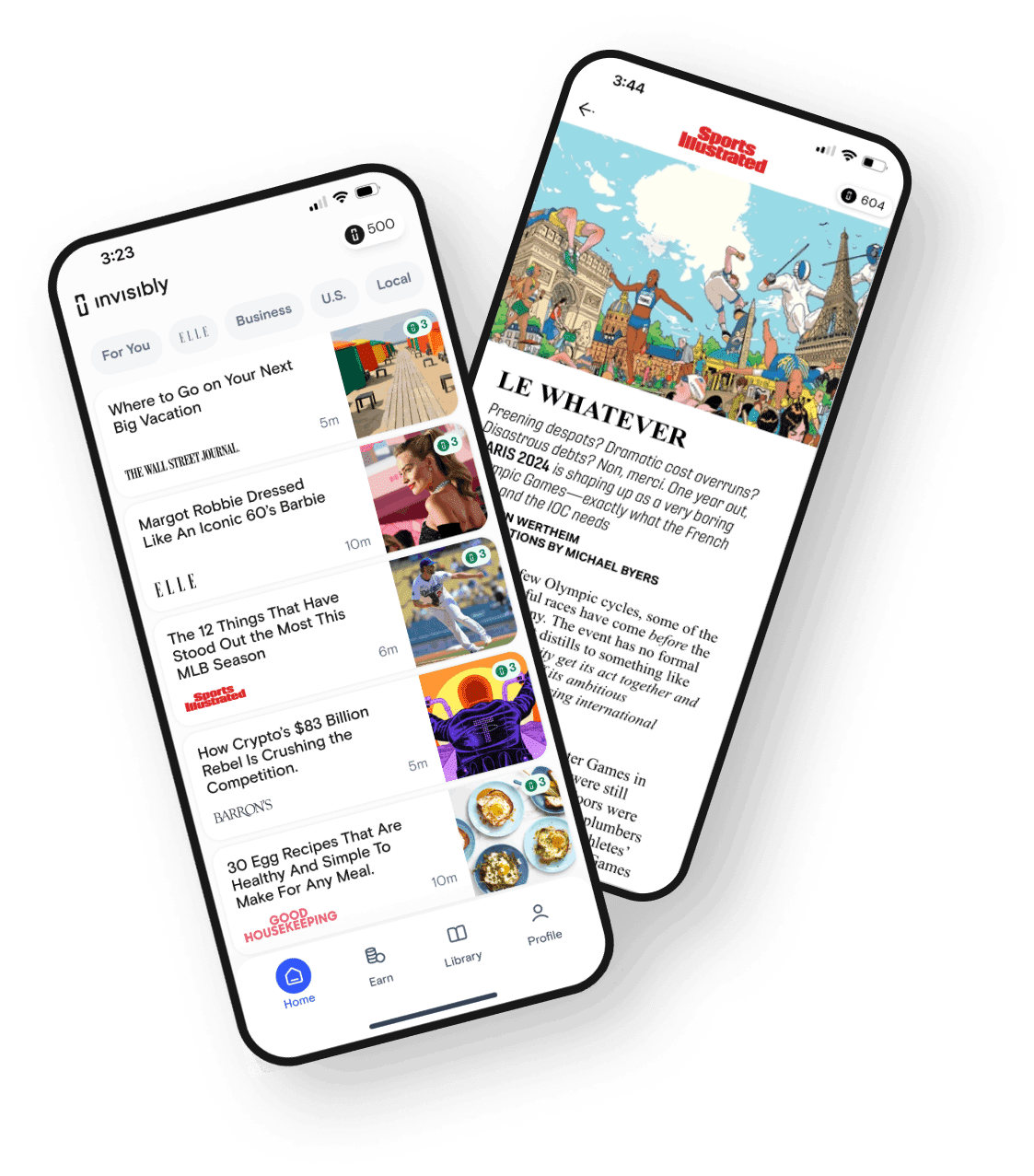 Invisibly App UI