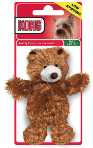 KONG® Teddy Bear Dog Toy - Plush, Squeaker