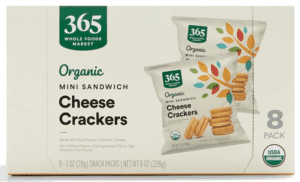 365 Whole Foods Mini Sandwich Cheese Crackers