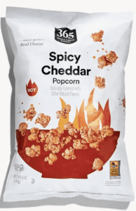 365 Whole Foods Spicy Cheddar Popcorn